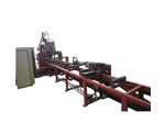 CNC Flat Steel  Punching & Cutting Line -plate width 120mm，hole φ40mm 